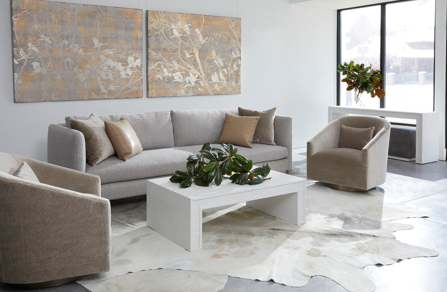 SCRAPED CONSOLE TABLE